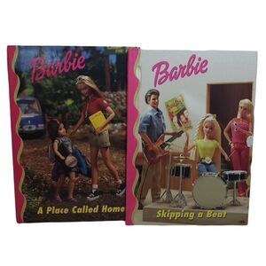 Barbie Vintage Books! A Place Called Home & Skipping a Beat Grolier Books